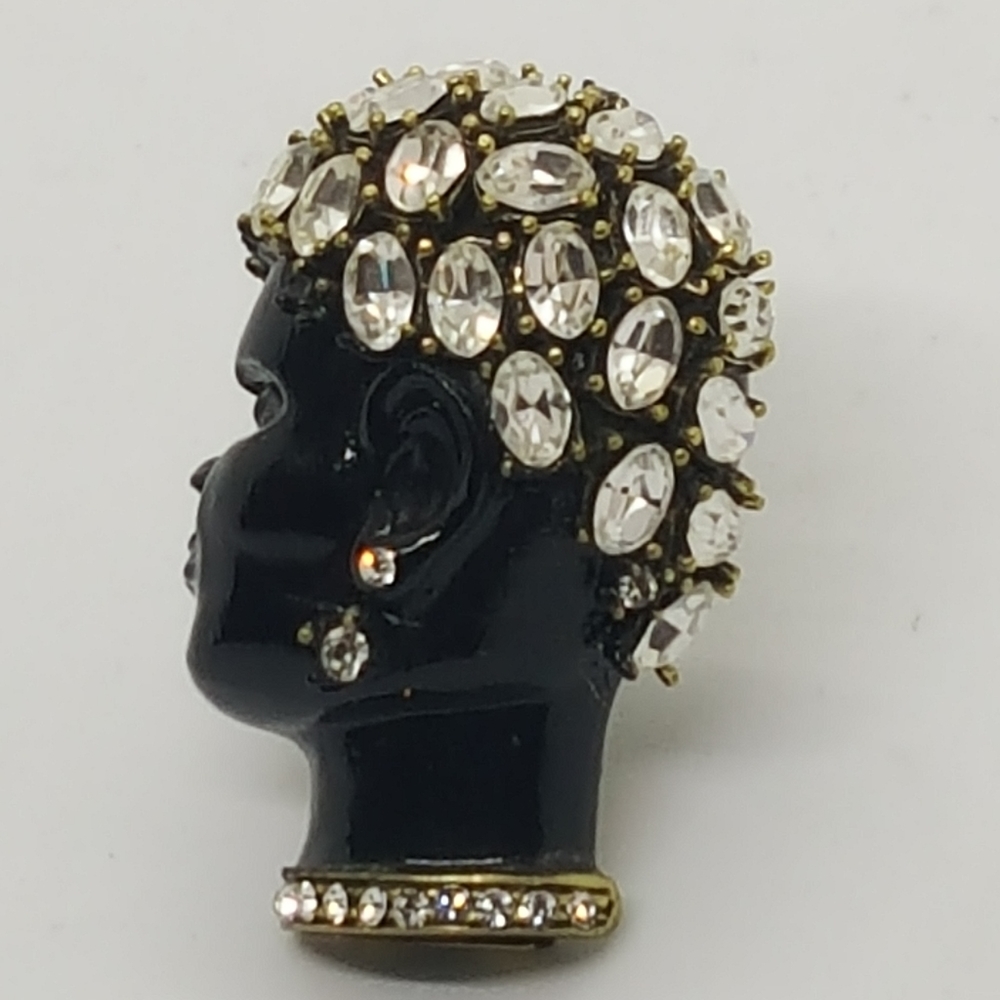 Vintage Bijoux Blackamoor Brooch